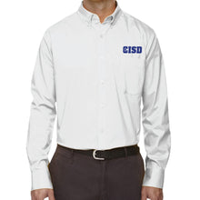 Load image into Gallery viewer, CISD Men Button Up Long Sleeve Twill Shirt